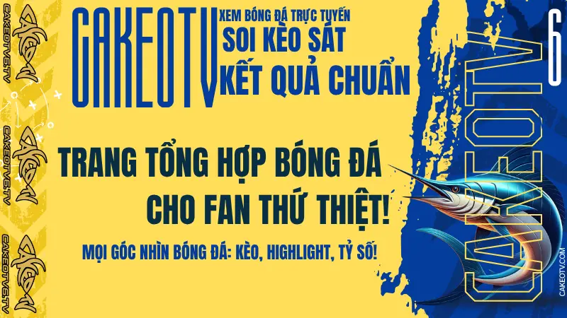 Livescore, highlight và soi kèo bóng đá chuẩn xác tại CakeoTV6 – cập nhật liên tục, dễ theo dõi